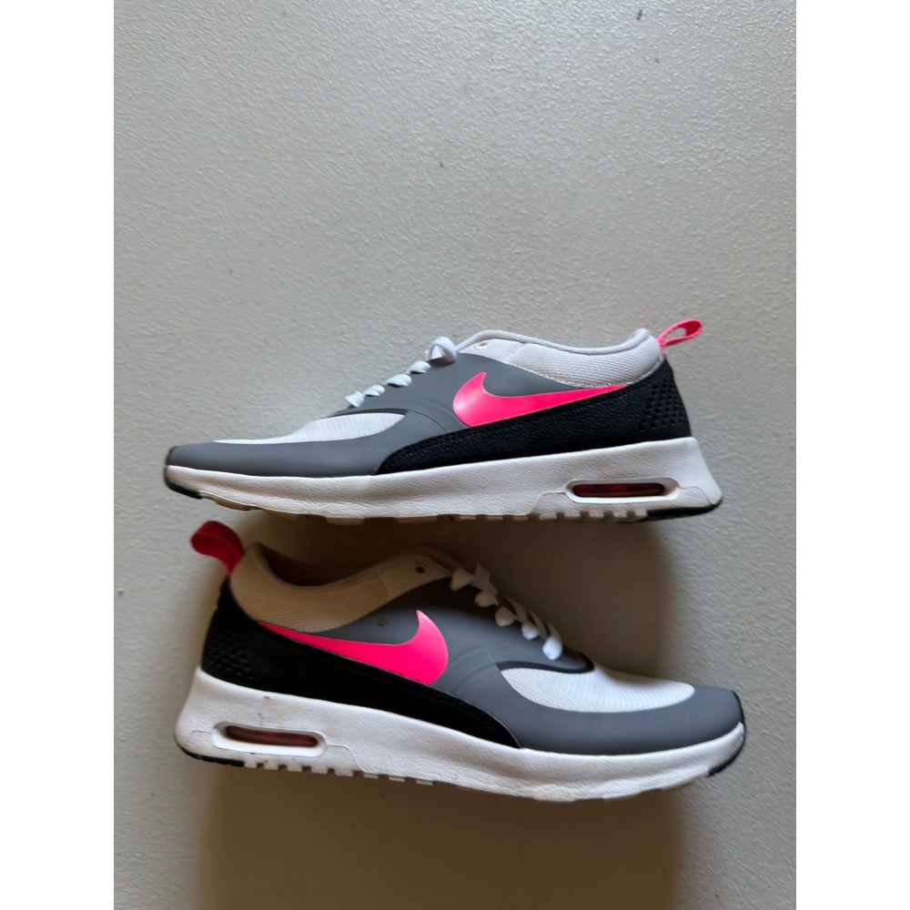 Nike Air Max Thea White Wolf Grey Hyper Pink Size 8 #3018